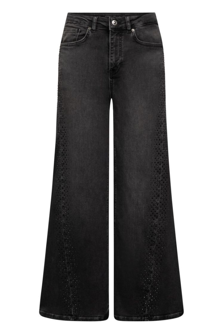 SVENTY CROP BLING DARK GREY