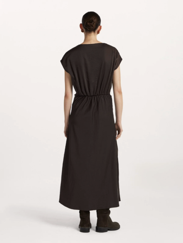 JOY DRESS DARK CHOCOLATE
