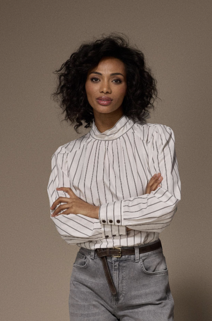 ODA BROWN STRIPE