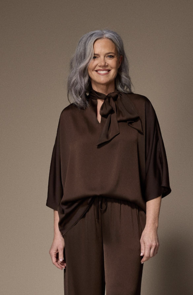 GALA BLOUSE BRUIN