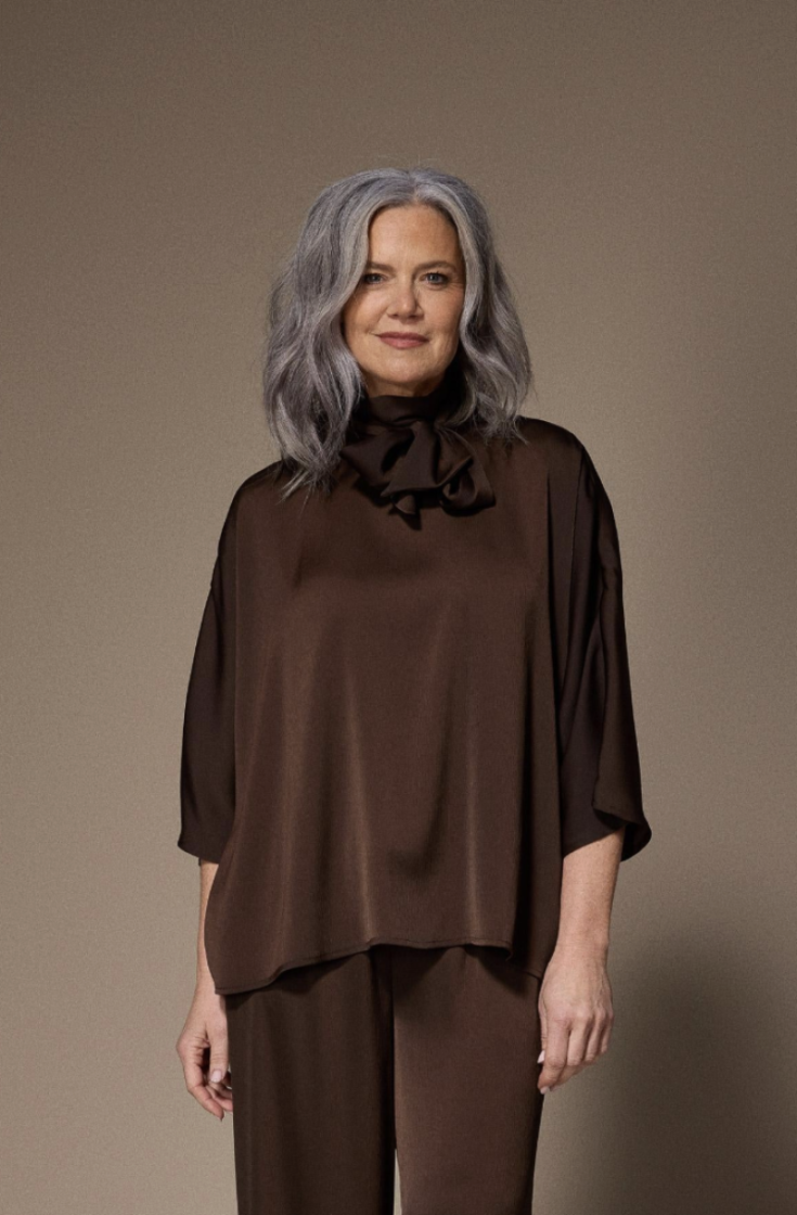 GALA BLOUSE BRUIN