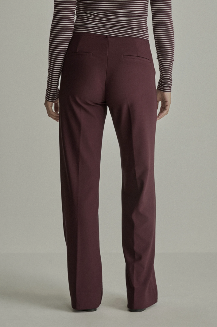 MIRA TWILL JERSEY BURGUNDY